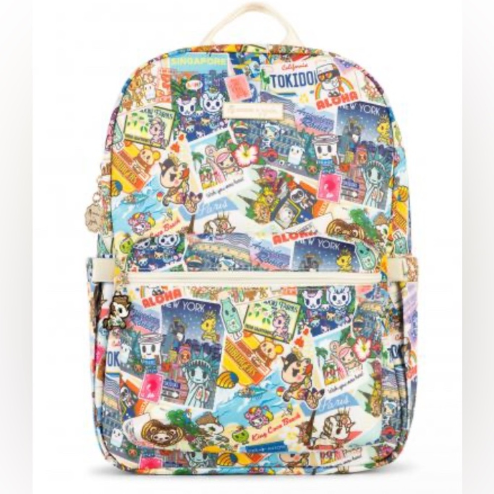 Tokidoki x jujube Kawaii-round the World Midi Backpack NWT